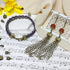 Brass Flat Leather Cord End Caps Round Tassel End Caps Barrel End Caps Bracelet Making Supplies Leather Bracelet Making Kit Silver Cord End Cap Ku...