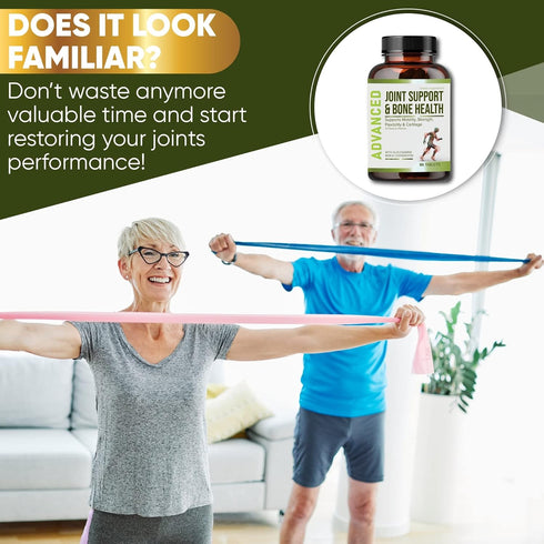 NutraPro Glucosamine Chondroitin MSM Joint Relief Supplements & Bone Health - for Knee & Joint Relief, Bone Strength, Joint Health, Movement, Flex...