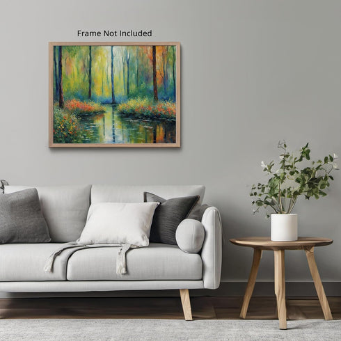 Posterizer 1 pcs- beautiful jungle trees scenary landscape 4-Landscape & Nature Art-Floral Botanical Art- Decor for Home & Office- unframed wall a...