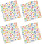 Cackleberry Home Happy Birthday Balloon Dogs Cotton Fabric Napkins 18 Inches Square, Set of 4...