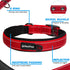 PetiFine Dog Collar with Metal Buckle, Heavy Duty Dog Collar with Soft Neoprene Padded, Adjustable Reflective Nylon Dog Collars for Small Medium L...
