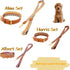 Mino Dog Collar Real Leather and Colorful Weaving Belt Made, Adjustable Buckle, Soft and Safety for Small Medium Large Dogs(Harris, Small) CG81029...