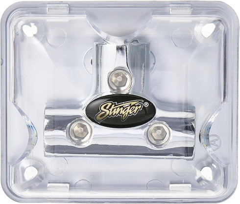 Stinger SPD511 PRO Series Power/Ground Distribution T-Block with Three 4 Gauge Inputs...