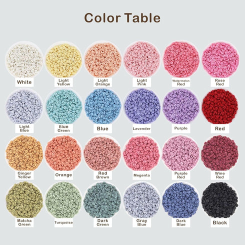 4mm / 0.16 inches Super Tiny Polyester Matte Finish Round Buttons, Mini Buttons, in 24 Colors, Micro Mini Buttons, Perfect for Doll Clothes (10PCS...