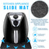 4 Pcs Heat Resistant Mat for Air Fryer Kitchen Countertop Heat Protector Mat Kitchen Appliance Mats Non Slip Heat Proof Mat Non Stick Black Coffee...