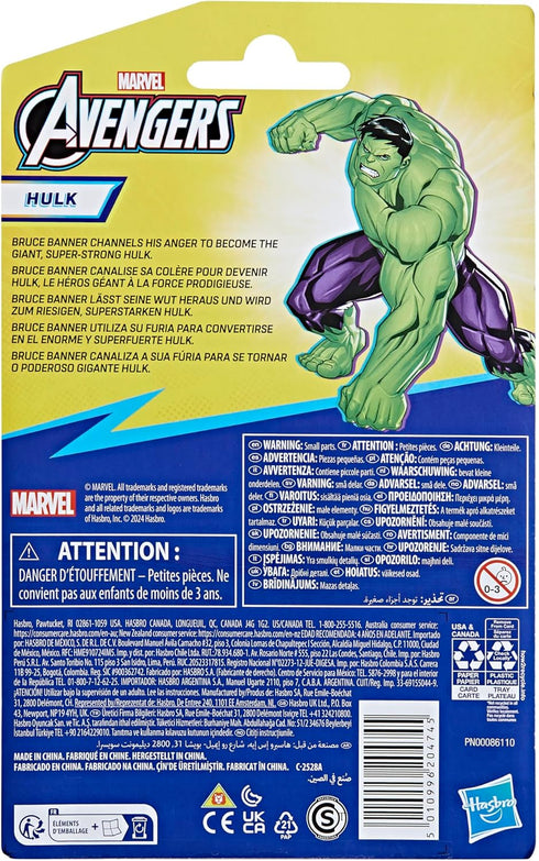 Marvel Epic Hero Series Hulk Deluxe Action Figure, 4-Inch-Scale, Avengers Super Hero Toys for Kids 4 and Up...