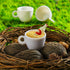 Mini Coffee Cups Tea Cup White Plastic Coffee Cups Dollhouse Miniature Food Kitchen Room Decoration Accessories for Pretend Afternoon Tea Cake Dec...