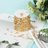32.8 Feet Aluminum Link Chain Light Gold Flat Oval Chains for Jewelry Making Unwelded Paperclip Chain Spool Necklace Chains Bulk with Lobster Clas...