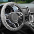 Disposable Steering Wheel Covers,Plastic Clear Steering Wheel Protectors with Elastic Perfect,100 Pieces Car Steering Wheel Cover and 100 Pieces G...