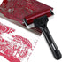 2 Pack Brayer Rollers for Crafting - Rubber Roller 4 and 2.2 Inch for Printmaking, Ink Roller for Painting Print Glue Stamping Tool...