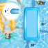 Novelty Place Inflatable Ice Serving Buffet Bar with Drain Plug - Blue Salad Food Tray and Drinks Cooler for Party Picnic & Camping (Pack of 1)...