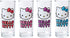Silver Buffalo Sanrio Hello Kitty 4pc Tumbler Glass Set, 10 Ounces...