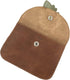 Hide & Drink, Leaves Card Wallet Pouch Handmade from Full Grain Leather, Soft Coin & Cash Organizer, Cable Holder & Accessories Case :: Single Mal...