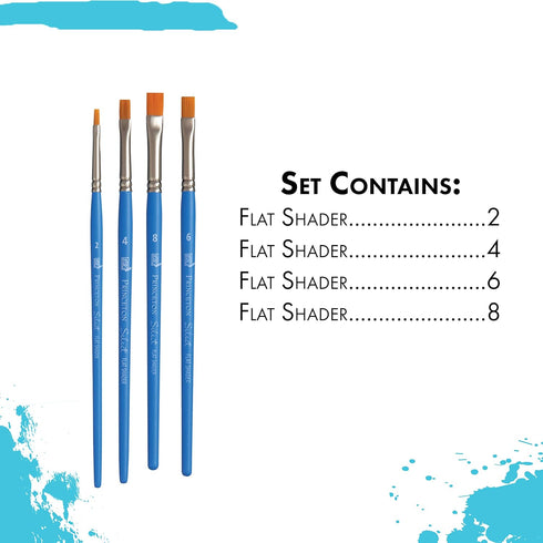 Princeton Select Artiste, Series 3750, Paint Brush for Acrylic, Watercolor and Oil, Set of 4...