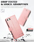 TUCCH Wallet Case for iPhone SE 2022/8/7/SE 2020, PU Leather Flip Folio With Card Slot, Stand Magnetic TPU Shockproof Inner Case Compatible With i...