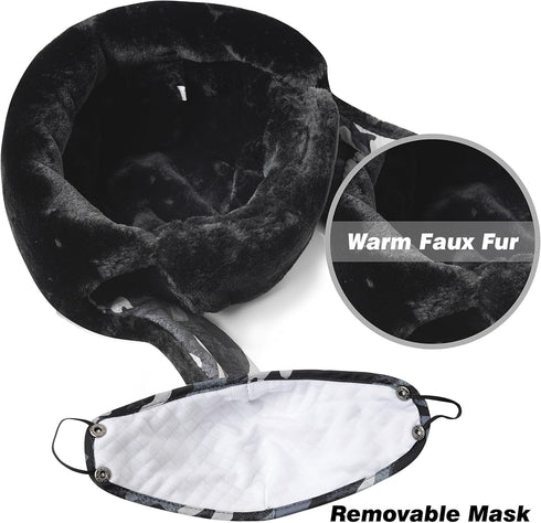 Trooper Trapper Hat,Winter Ski Hat with Winter Ear Flap and Ski Windproof Mask...