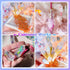 LET'S RESIN Resin Molds 18Pcs Pendulum Crystal Silicone Molds,Multi-Facet UV Resin Jewelry Molds for Quartz Crystals Pendants, Necklace...
