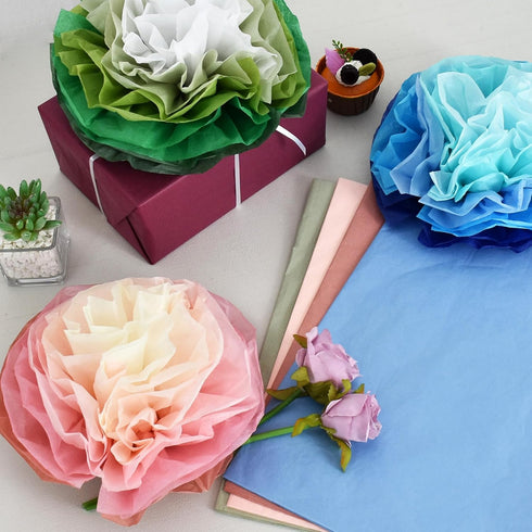 BEISHIDA 100 Sheets Teal Tissue Paper, Teal Wrapping Paper, Tissue Paper for Gift Bags, 14"x20"Gift Wrap Tissue Paper Bulk for DIY Crafts Gift Wra...