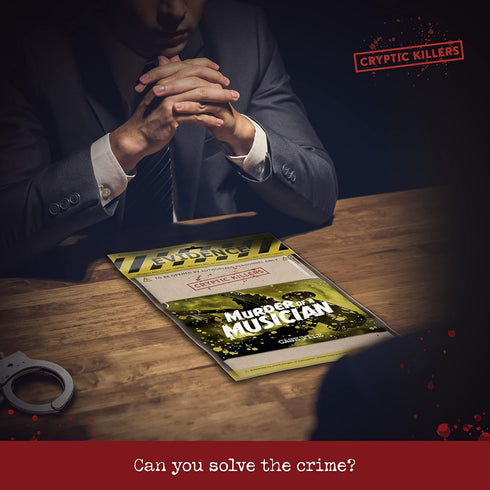 Cryptic Killers Unsolved murder mystery game - Cold Case File Investigation - Detective clues/evidence - Solve The crime - Individuals, date night...