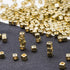 ToBeIT 1000Pcs Letter Beads Gold Letter Bead Acrylic Alphabet A-Z Cube Beads for Jewelry Making, Bracelets, Necklaces...