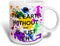 3dRose The Earth Without Art is Just Eh Mug, 1 Count (Pack of 1), Red...