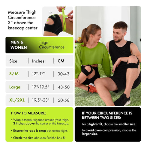 GARNO Knee Brace for Men and Women, Adjustable Neoprene Stabilizer for Meniscus Tear, Arthritis, Tendonitis, MCL, ACL, Pain Relief & Recovery, Ten...
