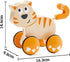 Hape Dante Push and Go | Wooden Push, Release & Go Cat Toddler Toy with Wheels...
