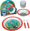 Octonauts 5 Pc Mealtime Feeding Set for Kids and Toddlers -Includes Plate, Bowl, Cup, Fork and Spoon Utensil Flatware -Durable, Dishwasher Safe, B...