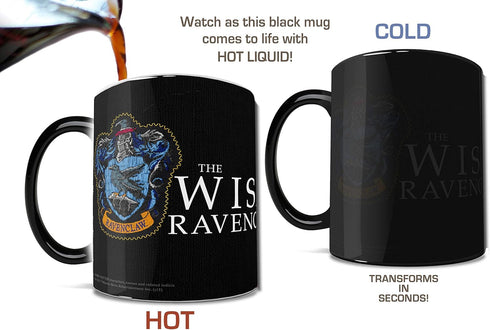 Morphing Mugs Harry Potter - Ravenclaw - Hogwarts Robe Design - One 11 oz Color Changing Heat Sensitive Ceramic Mug – Image Revealed When HOT Liqu...