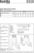 Burda Style Sewing Pattern 6316 - Misses' Harem Pant, A(6-8-10-12-14-16-18-20)...