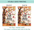Baccessor Fall Tree Cardinal Garden Flag Fall for Jesus He Never Leaves Flag Vertical Double Sided, Pumpkin Autumn Harvest Thanksgiving Holiday Ya...