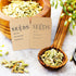 100 PCS Seed Packets Envelopes, Small Paper Envelopes for Seeds, 4.7x3.2" Self Sealing Kraft Seed Saving Envelopes with Printed Seed Collecting Te...