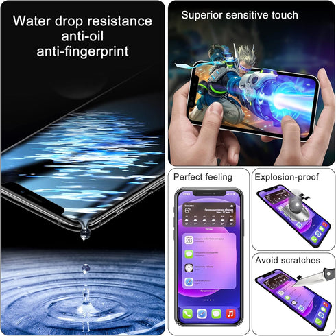 Screen Replacement for iPhone X 5.8', 3D Touch Display Full Repair kit, Digitizer Assembly with Tools Set, Tempered Glass, Instruction...