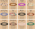 BOMAIL 12PCS 6MM Gemstones Beaded Bracelet for Women Healing Crystal Stone Bracelets Round Beads Semi-Precious Stretch Bracelet Set Unisex Jewelry...