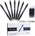 30 Pack Black Gel Pens, Retractable Medium Point Gel Ink Pens Smooth Writing for School Office Home, Comfort Grip(15 Pens with 15 Refills)...