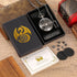 Mini DND Dice Set with Steampunk Gear Pocket Watch Shell Case, 7pcs Polyhedral Metal D&D Dice Set, DND Gifts with Gift Box, Role Playing Board Gam...