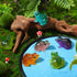 40 Pcs Miniature Frog Figurines Luminous Mini Resin Frog Mini Frog Figures Frog Model Garden Decor DIY Terrarium Craft Ornament Accessories for Mo...