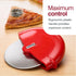 Zyliss Pizza Wheel - Handheld Pizza Cutter with Removable Blade - Plastic Pizza Cutter with Stainless Steel Blade - Kitchen Tool and Gadget for Ri...