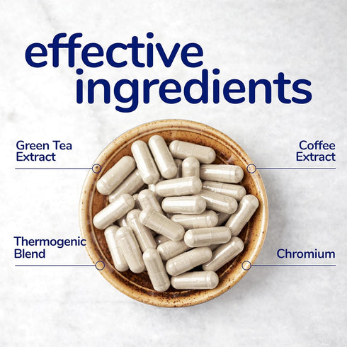 her own Boost, Helps Boost Energy, Supports Metabolism, Proprietary Thermogenic Blend, Green Tea Leaf Extract, Gluten and Soy Free, Vegan, 60 Caps...