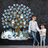 Glenmal 85 Pcs Winter Classroom Bulletin Board Decorations Snowflake Snowman Cutouts with Glue Point Bulletin Board Cutouts for Classroom School C...