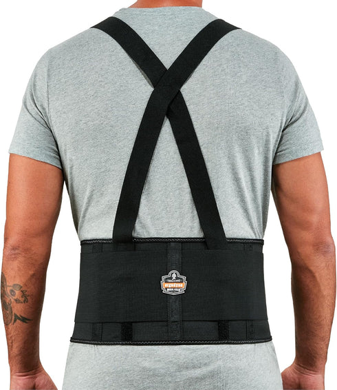 Ergodyne ProFlex 1650 Back Support Belt, 7.5" Elastic, Adjustable, Removeable Straps, 4XL , Black...