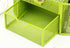 VANRA Metal Mesh Desk Supply Caddy Desktop Office Supplies Organizer Supply Holder 8 Compartments with Drawer (Green)...