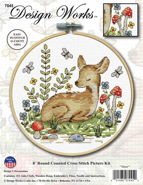 Design Works Crafts Janlynn Counted Cross Stitch Kit, Deer...