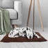 Dog Bed – 42x26 Large Pet Pillow and Crate Pad with Faux Fur Sleep Surface and Non-Slip Bottom – Machine Washable Dog Bed by PETMAKER (Brown)...