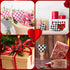 24 Pieces Valentine's Decorations for Tree Heart Shaped Wooden Ornaments Buffalo Check Plaid Wooden Embellishments Red Black Hanging Crafts Wood H...