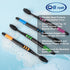 Soft Toothbrush with Flexible Head - Prevent Gum Hurt, Tapered Bristle Brush Gentle Care for Sensitive Teeth, Individually Wrapped Variety Colors ...