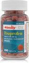 Timely Ibuprofen 200mg 200 Tablets - Compared to Advil Tablets - Pain Relief Tablets and Fever Reducer - for Headache Relief, Menstrual Pain, Toot...
