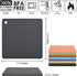 Silicone Trivets Mats Set, Silicone Hot Pads Pot Mat for Countertop, Trivet Pads Heat Resistant, Table Placemats, Square Small Drying Mats, 4 Pack...
