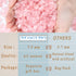 DUQGUHO Rose Quartz Crystals Chip Bulk Natural Healing Crystal Crushed Stones for Succulent Plant Flowerpot Rocks Vase Filler Terrarium Supplies P...
