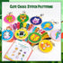 Ecoofor 9 Sets Jungle Animals Cross Stitch Kits for Kids 7-13 embroidery kit for kids Backpack Charms Cross Stitch Kits for Beginners Christmas gi...